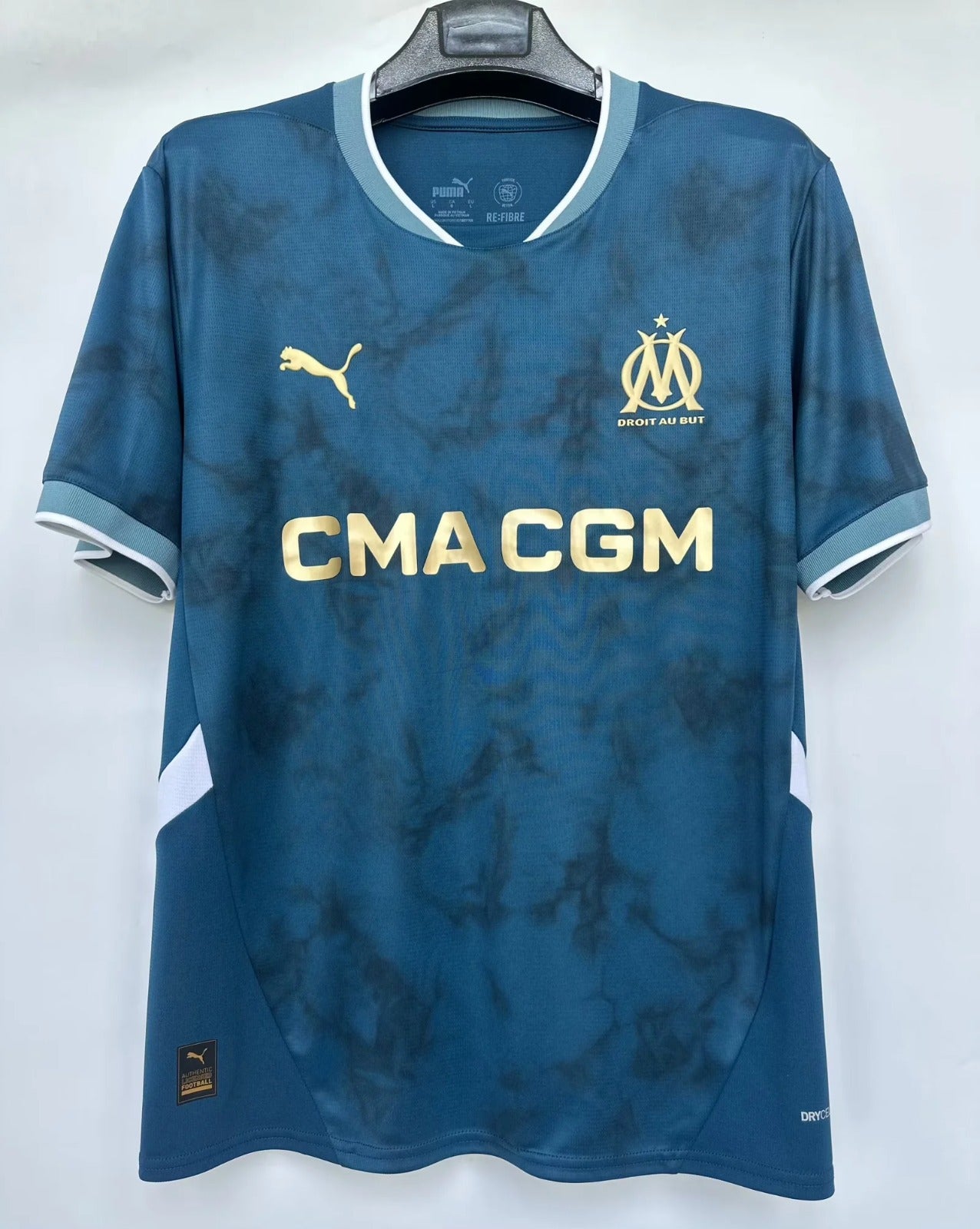 24/25 Olympique Marseille Afrika-Trikot Weiß