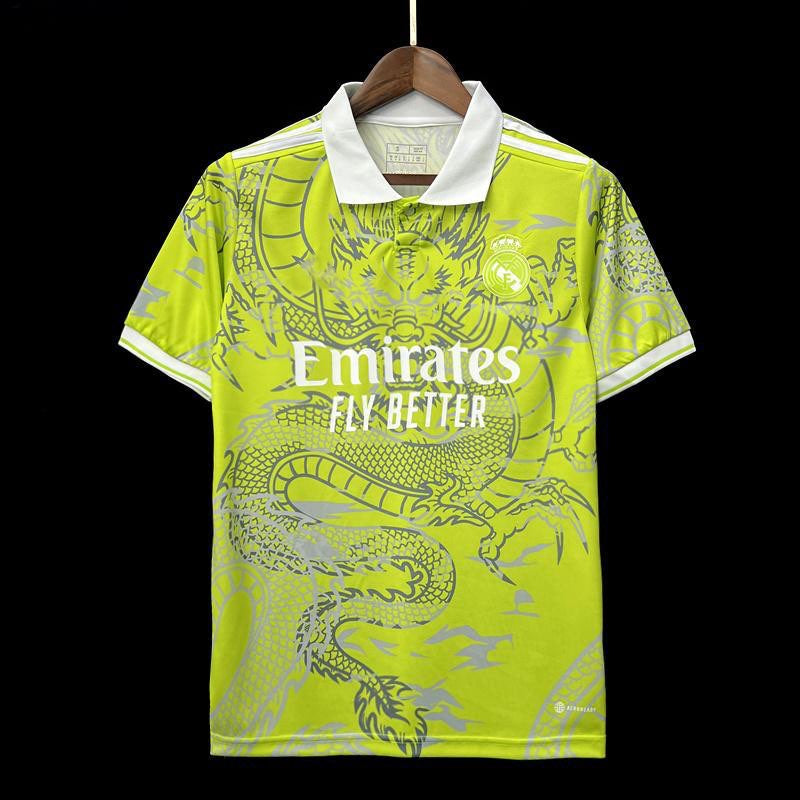 maillot real madrid jaune fluo