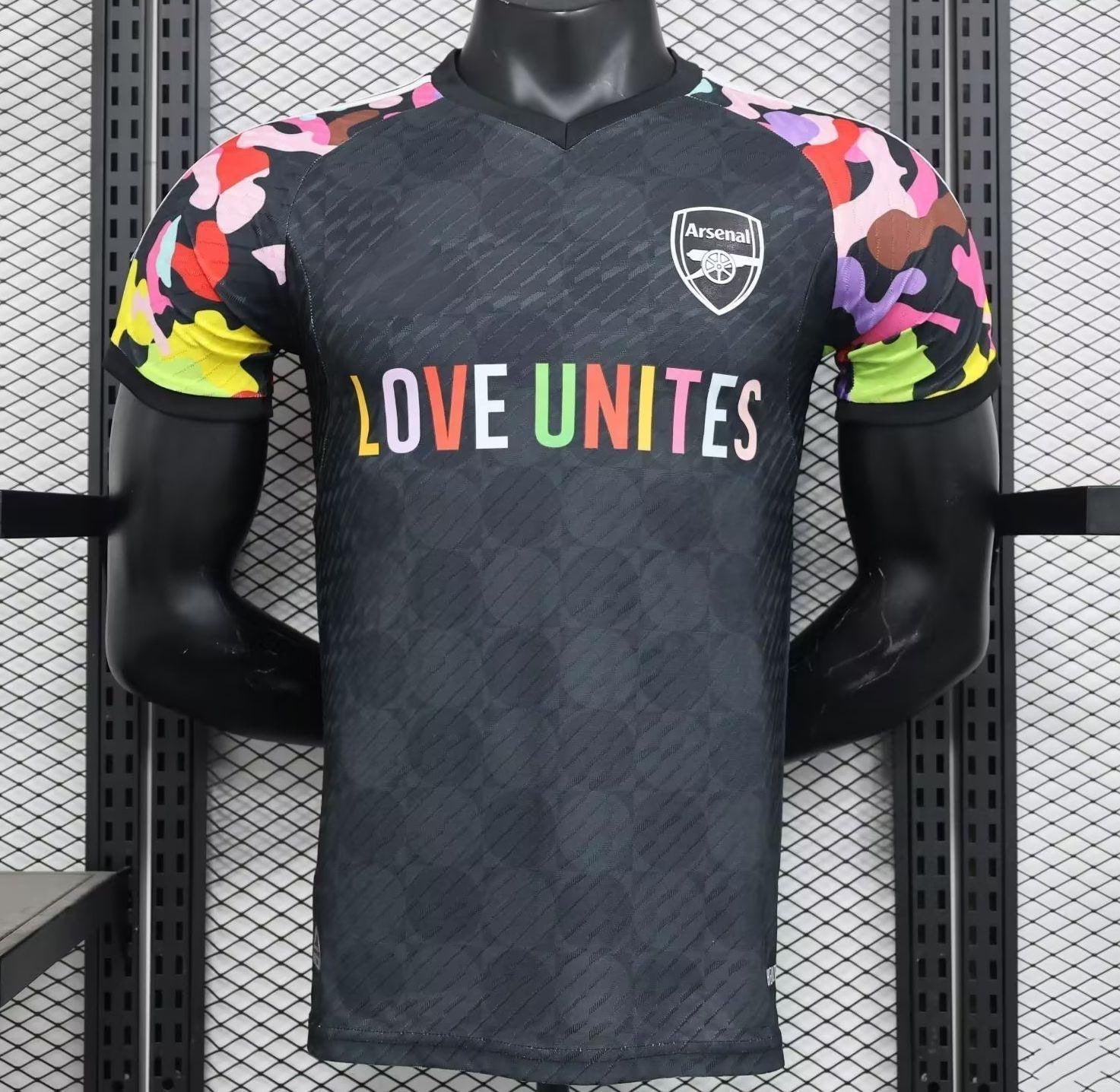 Arsenal maillot Édition « Love Unites » version Player 2023 2024